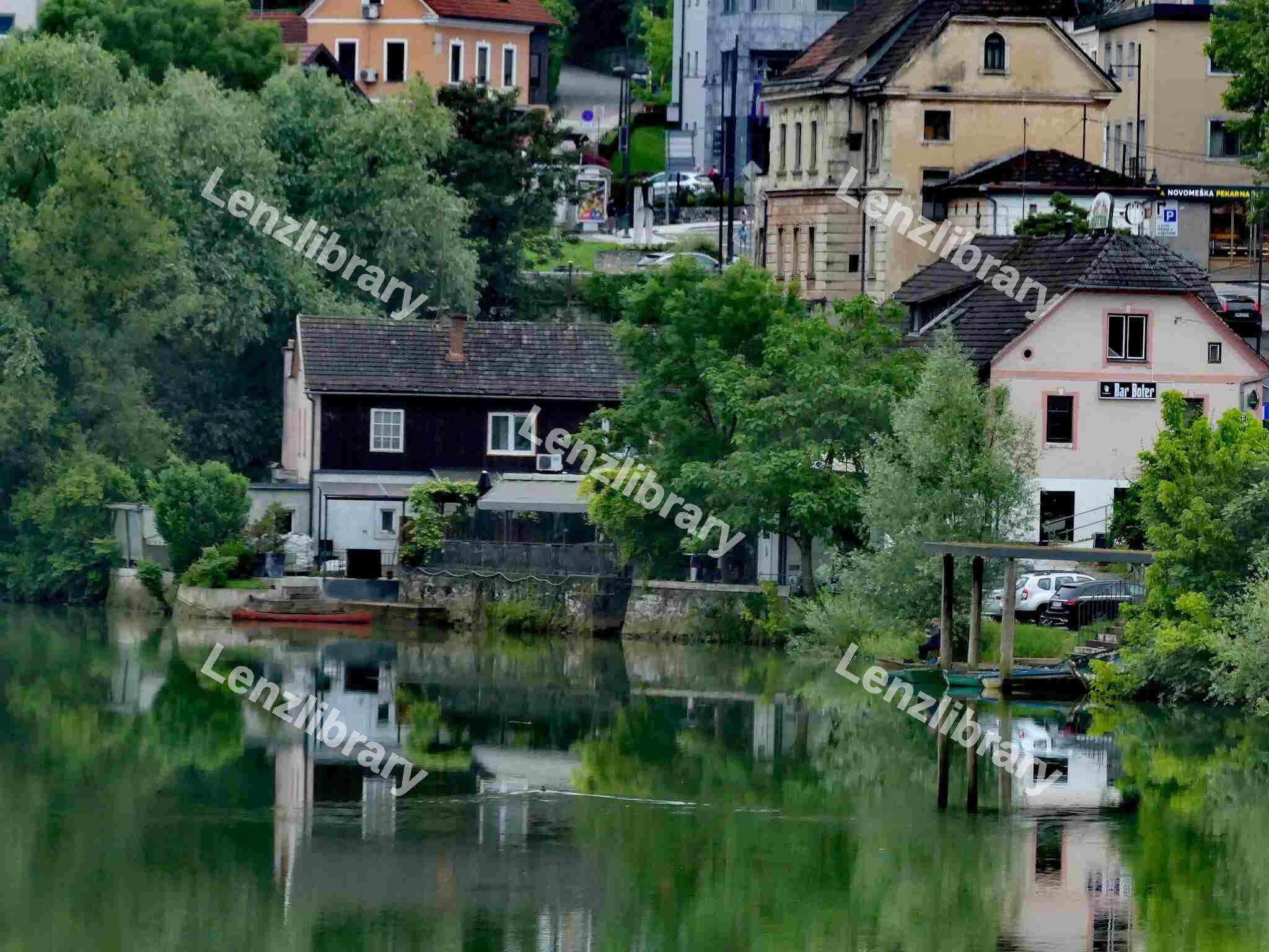 Houses along the river